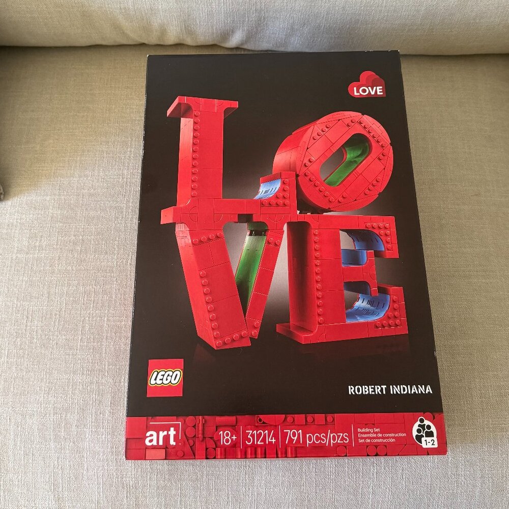 NWT LOVE Lego Set